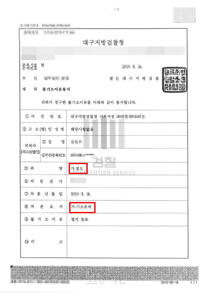 절도죄의 처벌, 기소유예를 받은 사례를 보면, 5