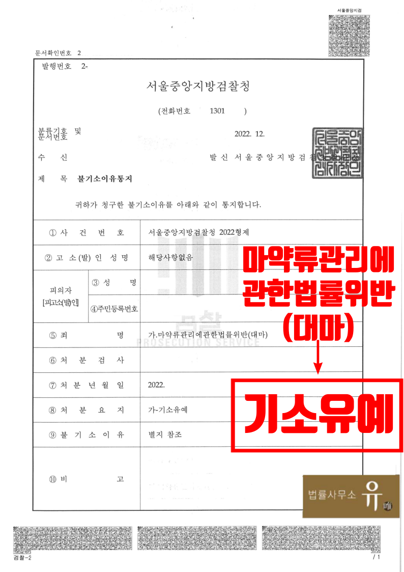 비트코인 이용한 던지기수법으로 대마 매수한 사건-기소유예 | 로톡