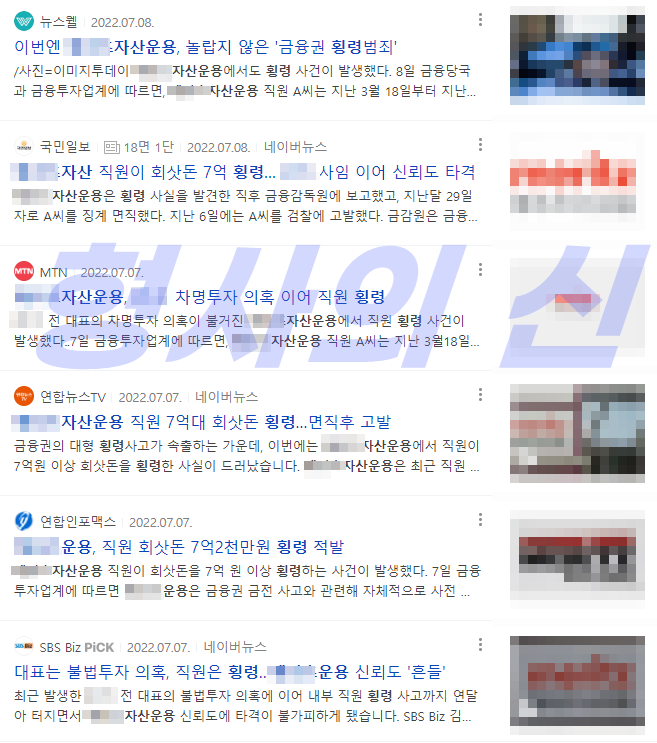 M자산운용 직원 횡령-집행유예 특정경제범죄가중처벌등에관한법률위반 이미지 3