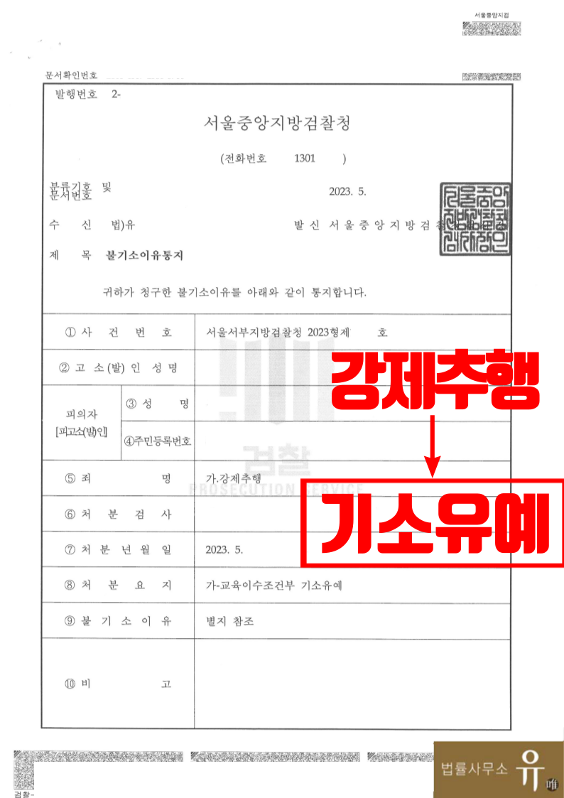 [형사의 신] SM바에서 강제추행 혐의로 고소당한 사건-기소유예 이미지 2