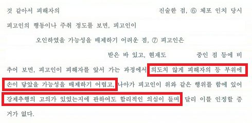 [길거리 강제추행] 무죄 판결 이미지 5