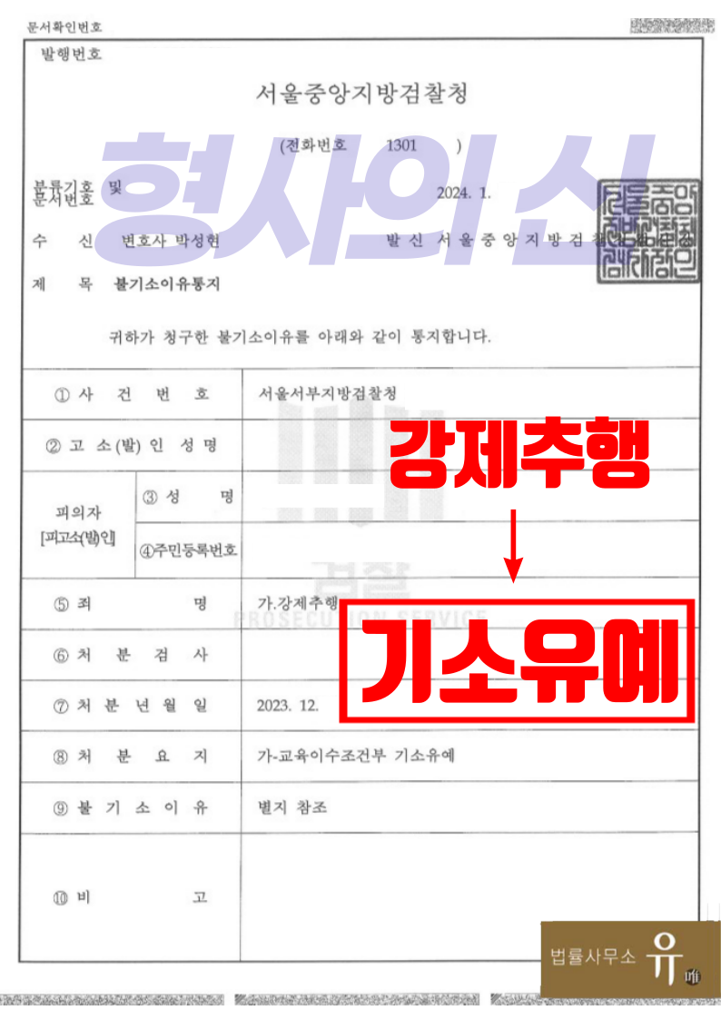 홍대클럽에서 외국인 강제추행했다는 혐의-기소유예 이미지 2