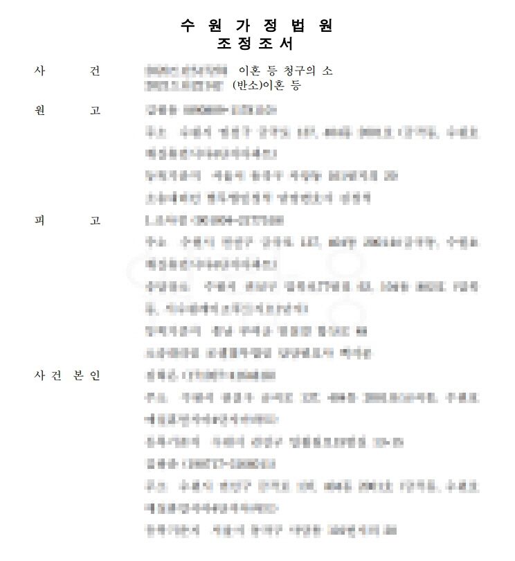 이혼 등 - 조정성립 (외도) 이미지 1
