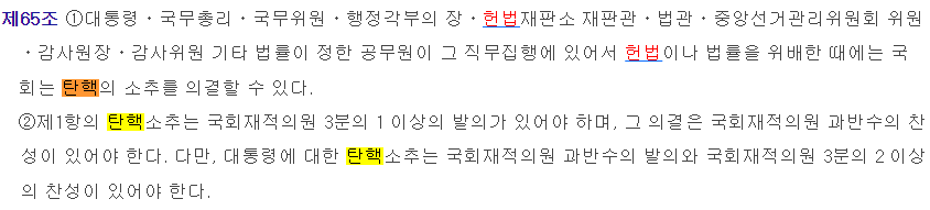 국회의원 선거 의석수에 따른 법률 권한의 차이 이미지 1