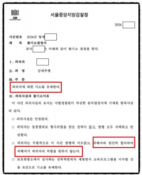 [해결사례] 블랙아웃 상태에서의 강제추행, 불기소결정 받은 사례 이미지 2