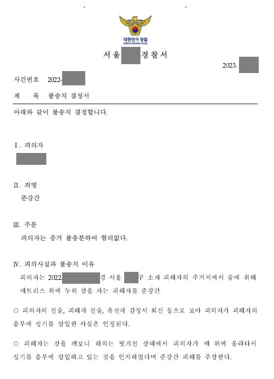 합의하에 성관계를 했는데 준강간으로 고소 당한 피의자 이미지 1