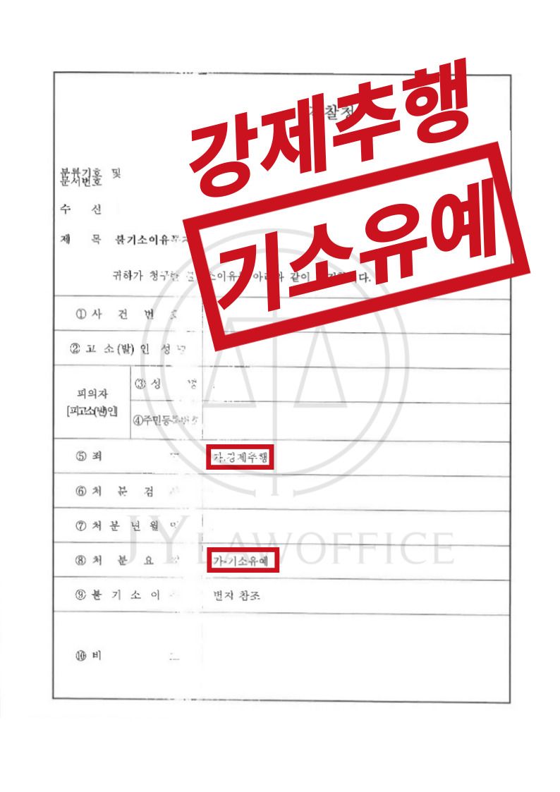 강제추행, 혐의 사실 있더라도 전과 없는 기소유예 이미지 1