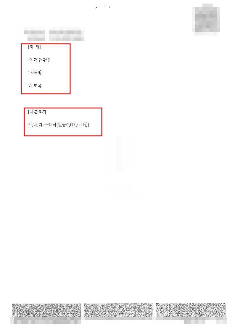 이웃으로부터의 폭행 그리고 모욕의 점으로 고소를 진행한 사례 이미지 1