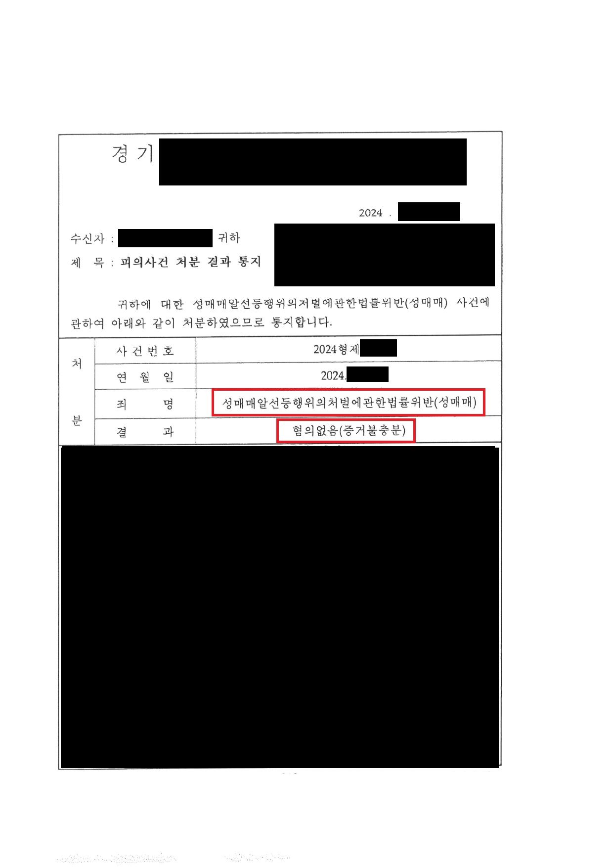 [성범죄] 성매매처벌법 위반 이미지 1