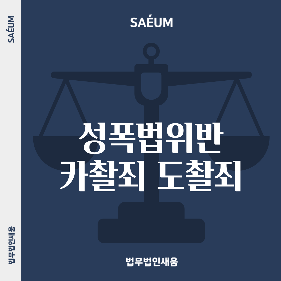 카촬죄 도찰죄 성폭법 위반에 성범죄변호사가 필요한 이유 이미지 1