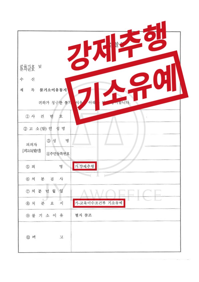 강제추행, 신빙성 있는 진술로 최종 기소유예 이미지 1