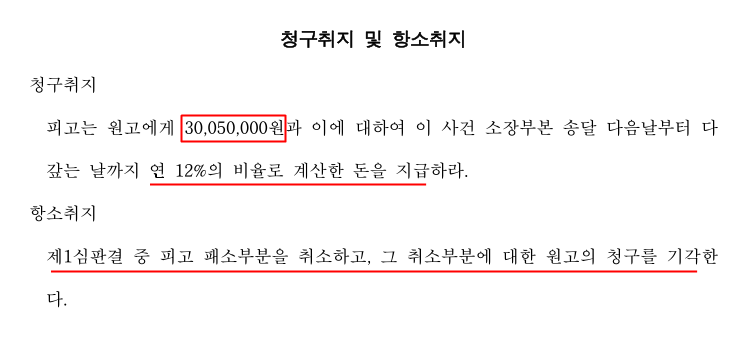 상간자소송 승소, 상간녀 위자료 항소 승소 사례 이미지 2