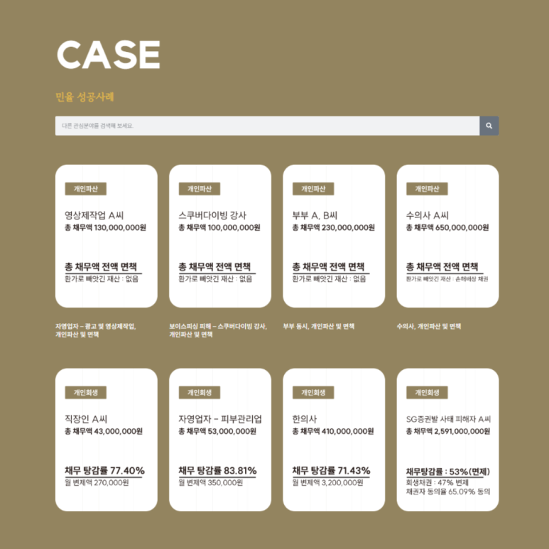 자영업자 개인회생, 79% 탕감받은 사례 이미지 1