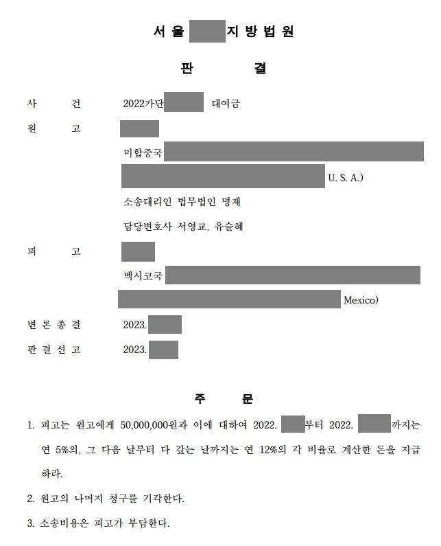 자녀 있는 유부남임을 속이고 돈 빌린 피고 상대로 손해배상 청구 이미지 1