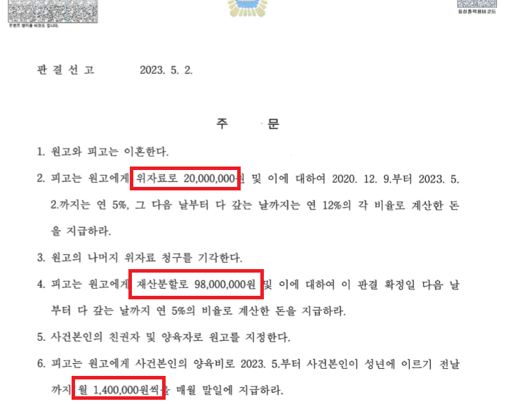 [혼인기간 20년, 재산분할 55%] 전업주부 재산분할 승소사례 이미지 2