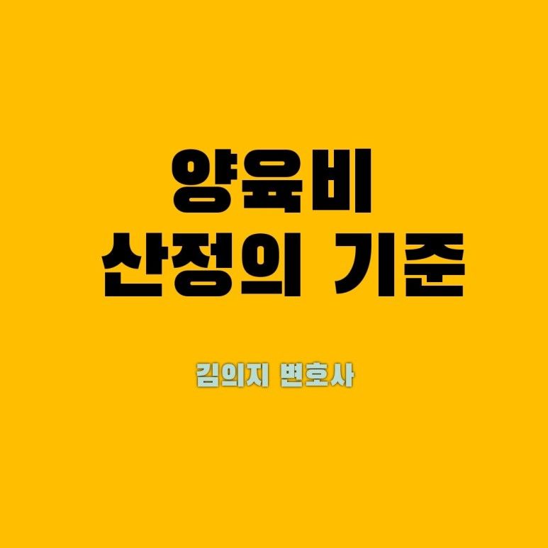 이혼 시 양육비 액수는 얼마나 될까 이미지 1