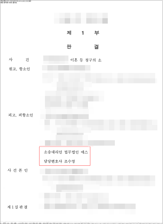 혼인관계가 파탄되지 않았음을 입증하여 항소심 이혼청구 기각 이미지 2