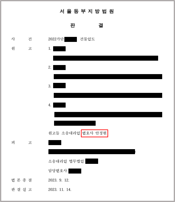 상가건물 명도소송 사례 – 갱신요구권의 불행사 이미지 1