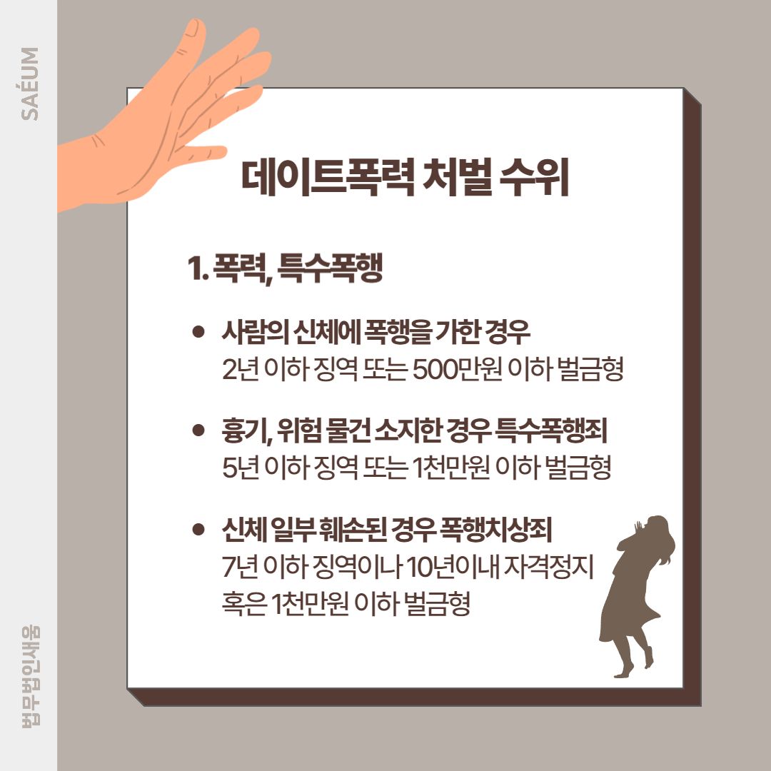 폭행에 살인까지 심각한 데이트 폭력, 처벌은 벌금 · 집행유예? 이미지 1