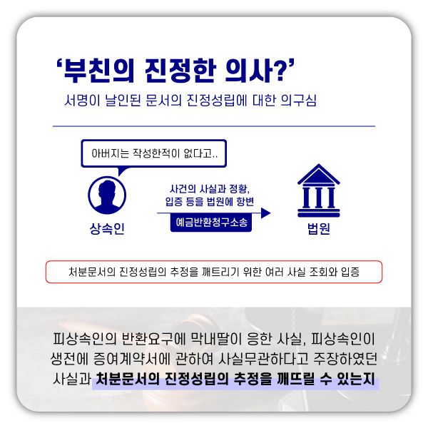 [사례] 아버지의 예금을 가져간 막내, 반환받을 수 있었던 방법 이미지 3