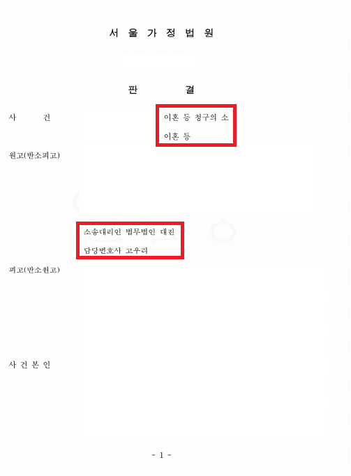 가출한 배우자의 재산분할청구 75% 감액시킨 성공 사례 이미지 1