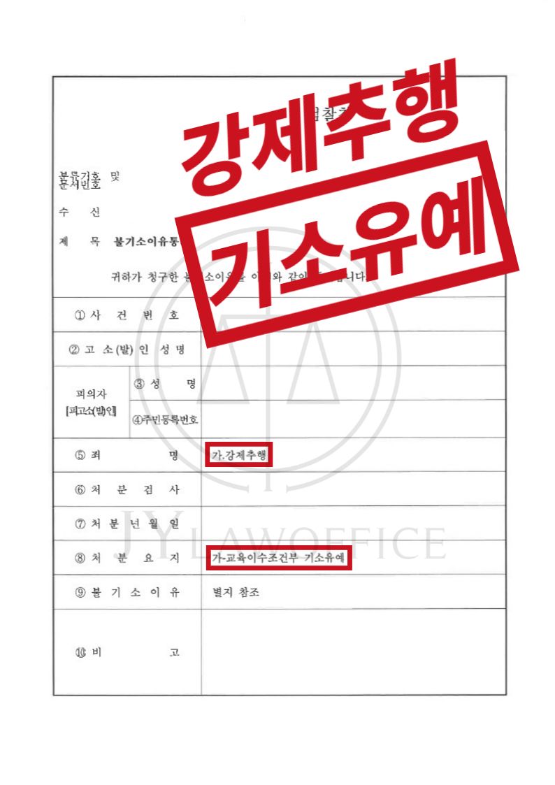 강제추행, 신체 접촉한 사실 있었으나 기소유예 이미지 1