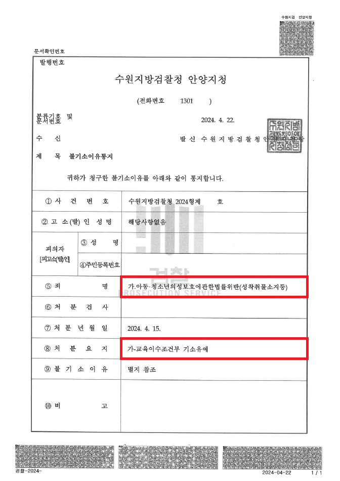 [성착취물소지등] '텀블러'에서 다운로드, '구글'의 경고 메일 이미지 2