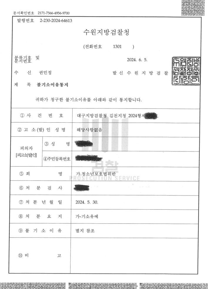 청소년보호법위반 시간 끌어 영업정지 일수 줄이고 기소유예! 이미지 1