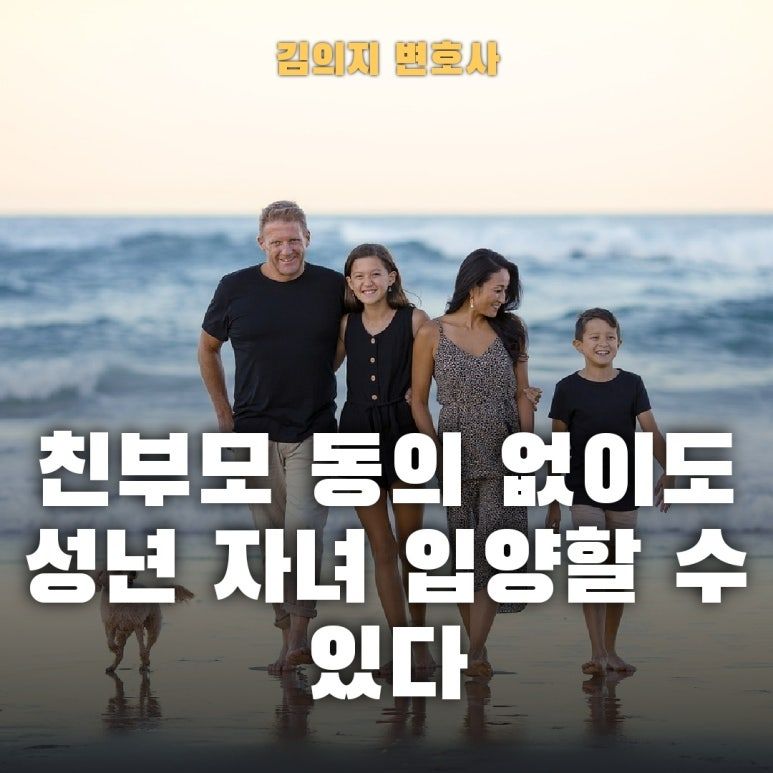 친부모 동의없이도 성년 자녀 입양할 수 있다! 소송으로해결한사례 이미지 1