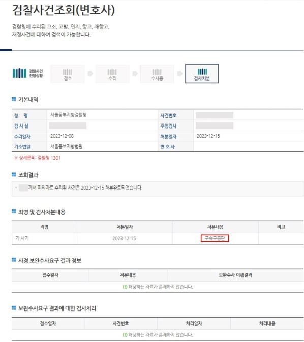 [형사 성공사례] 로맨스 스캠 고소대리 기소 성공 이미지 1