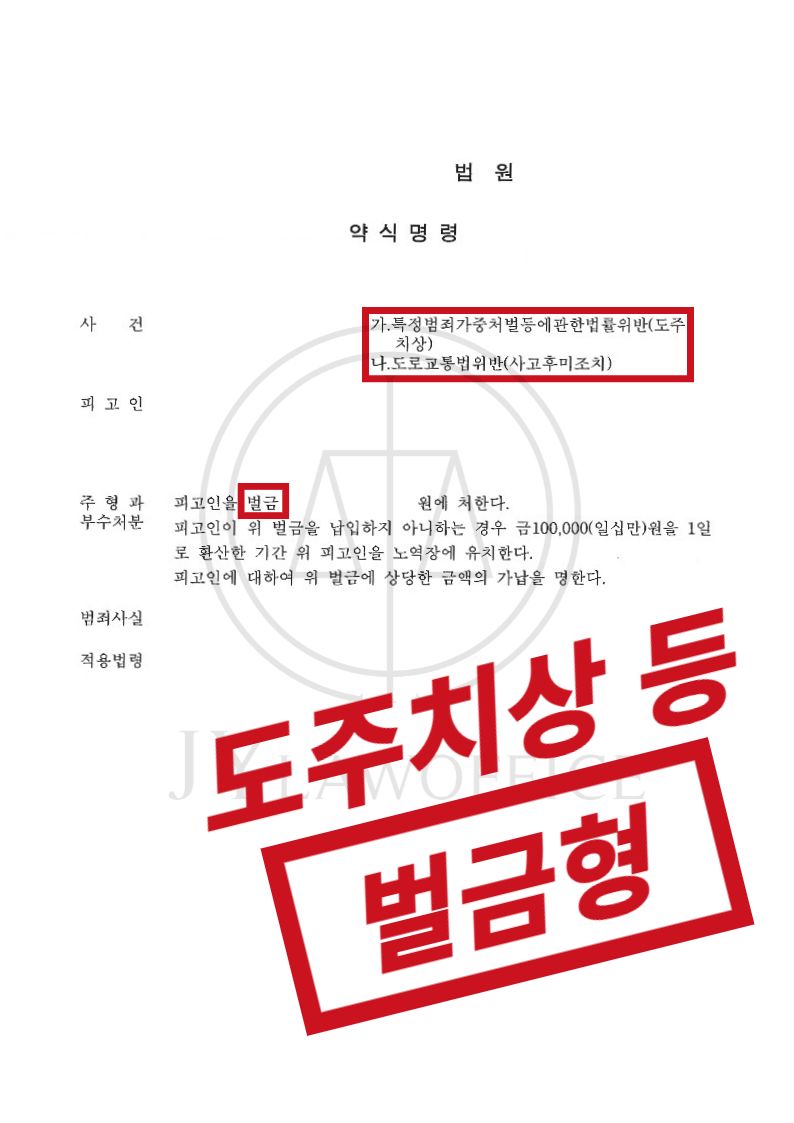 도주치상, 현장 이탈한 사실 있었으나 선처 이미지 1