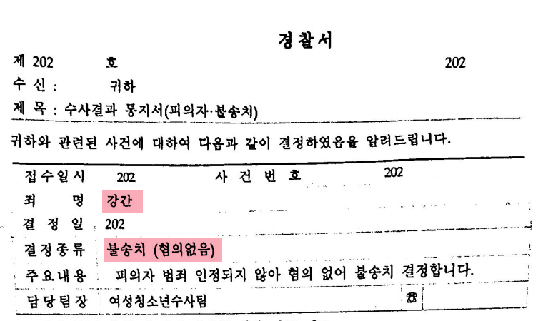 헤어진 전 연인의 강간 고소, 치밀한 반박으로 무혐의 처분 이미지 1