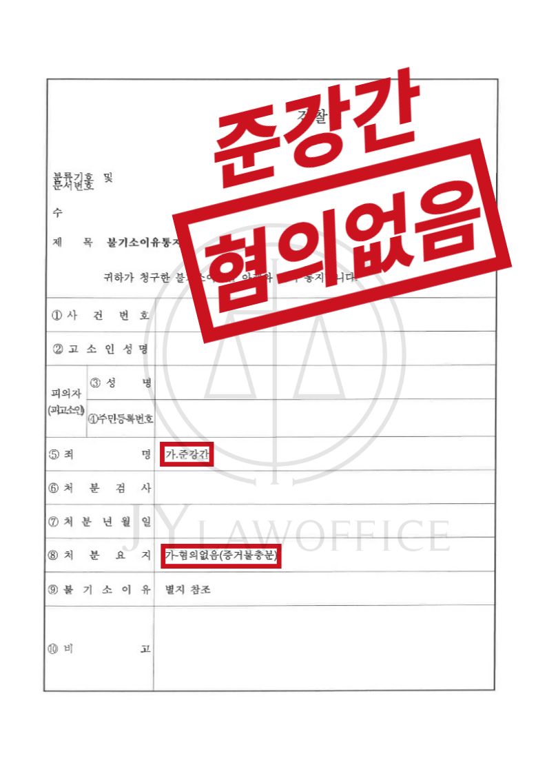 준강간, 구체적인 피해 진술 있었으나 혐의없음 이미지 1