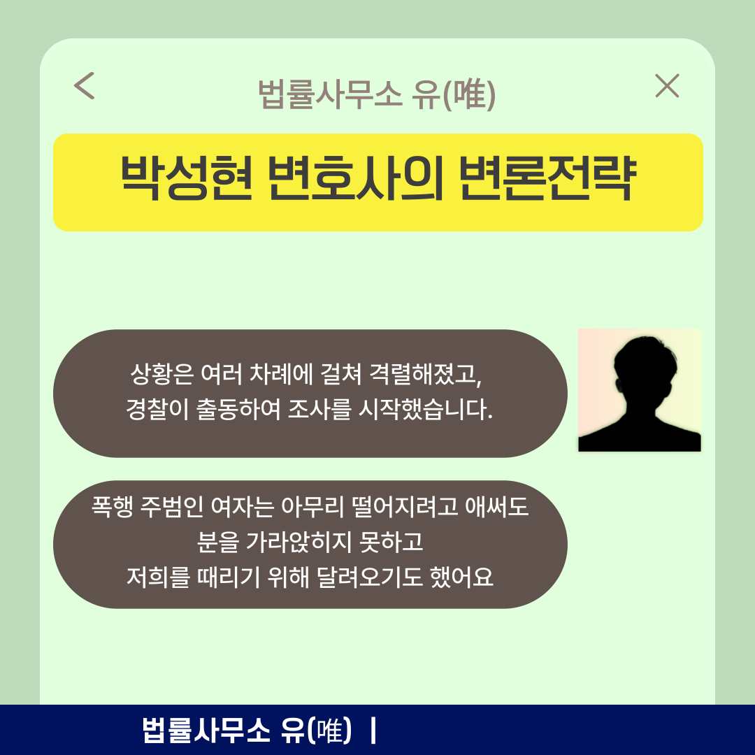 먼저 머리채 잡혔는데 폭행쌍방이라고요? - 박성현변호사 카드뉴스 이미지 3