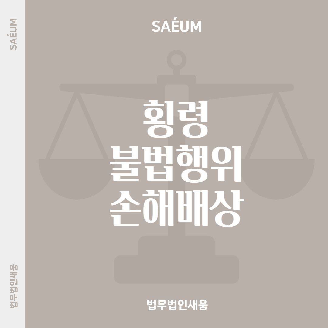 횡령 및 불법행위로 인한 손해배상 청구 사례 이미지 1