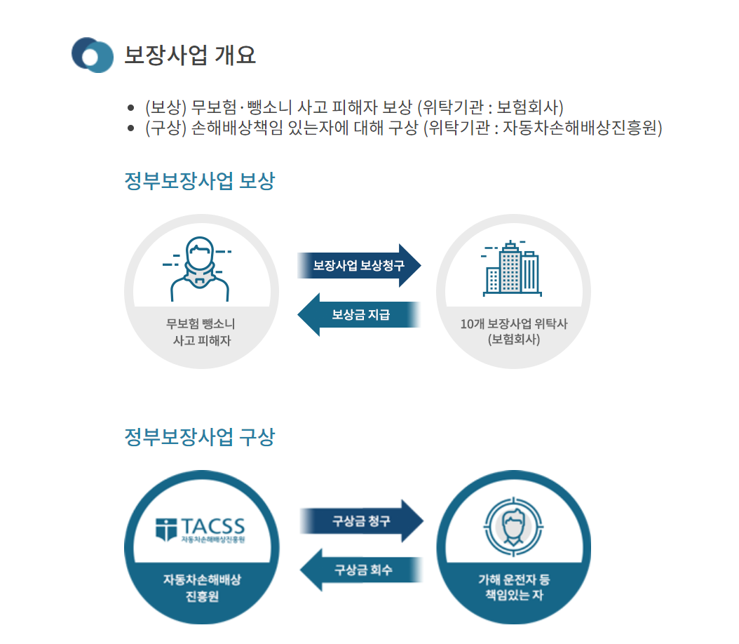 무보험 운전자 대리 자동차손해배상진흥원 구상권 청구 방어 사례 이미지 1