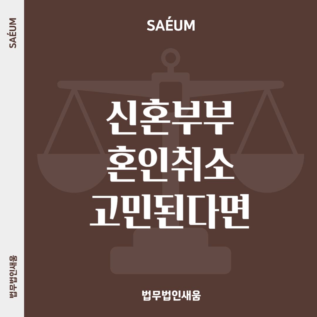 신혼부부 혼인취소소송 고민된다면 전문변호사와 이미지 1
