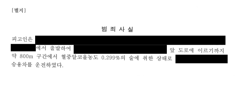 [2진/ 구약식] 음주2진, 0.299% / 약식기소 방어사례 이미지 2
