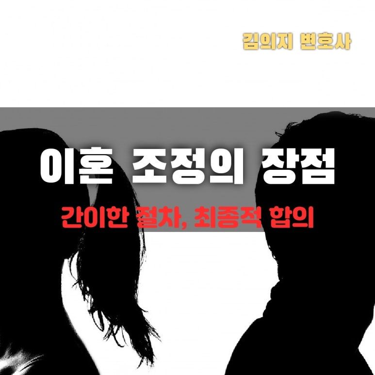 이혼조정의 핵심장점:이혼전문변호사가 알려주는 건강한 이혼의 비결 이미지 1