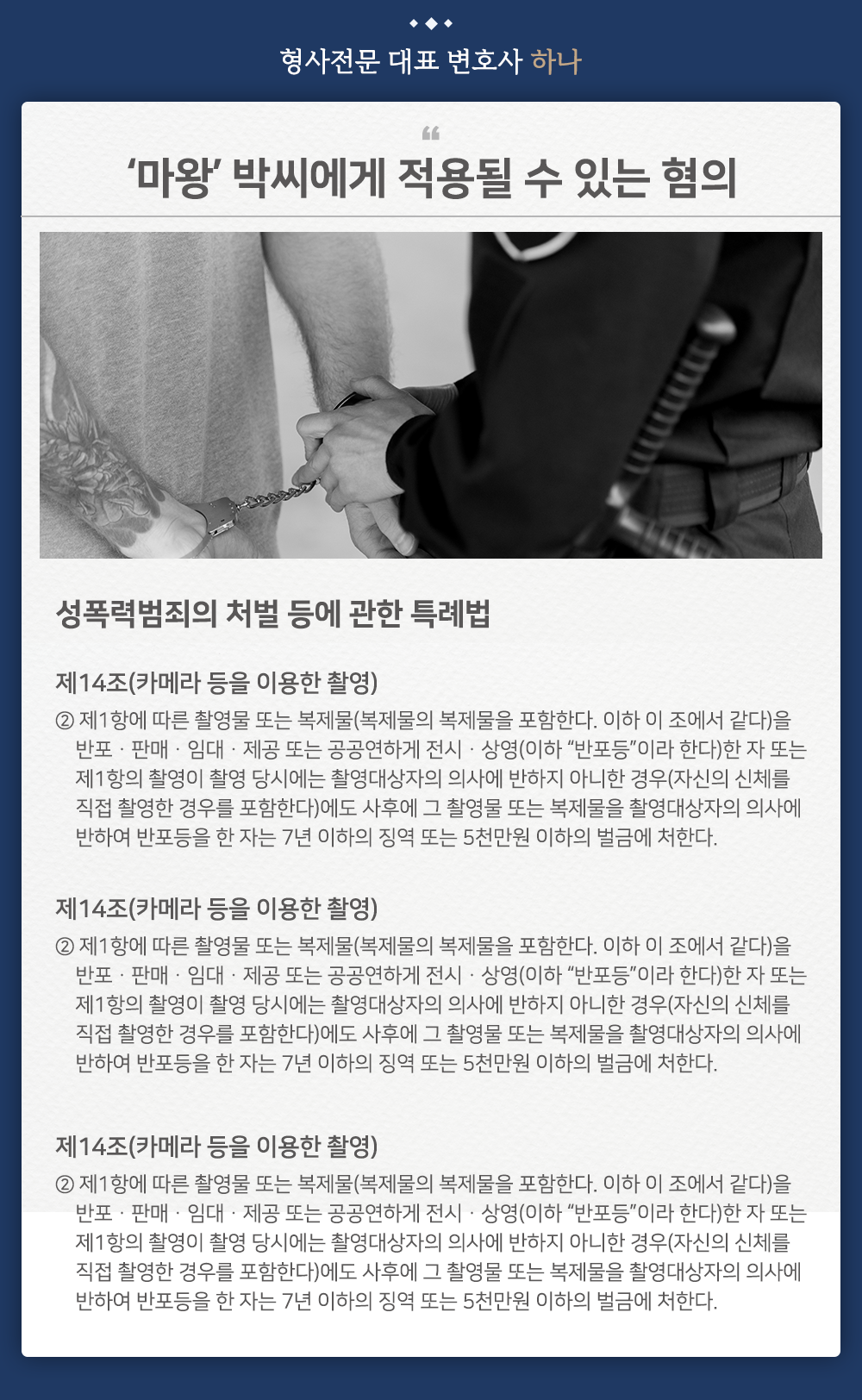 불법 촬영물 영상 시청, 소장 처벌받나요? 이미지 2