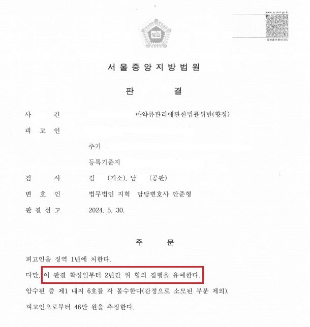 [마약.필로폰/성공사례] 필로폰 매매 집행유예 ! 이미지 1