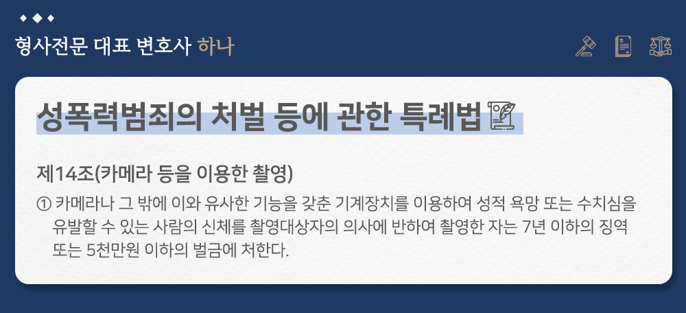 불법촬영(카메라등이용촬영) 혐의없음 불기소 성공사례 이미지 2