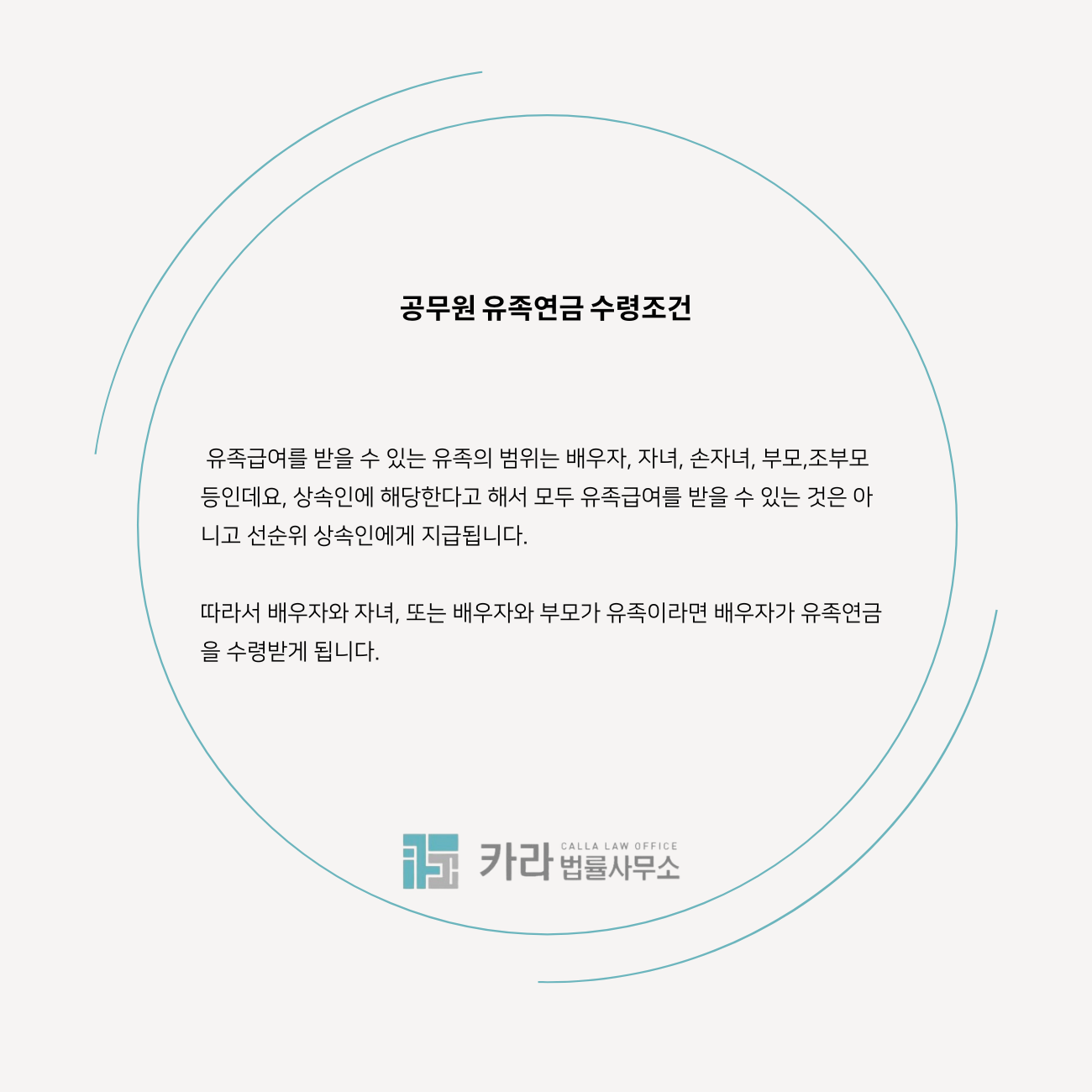 망인의 연금 퇴직금 조의금 상속인간 분배방법 이미지 1