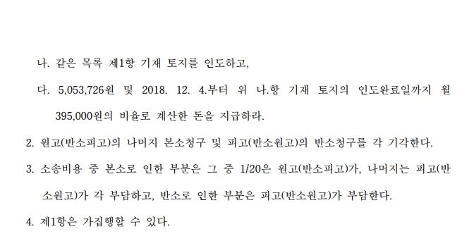 토지인도, 건물철거 이미지 2