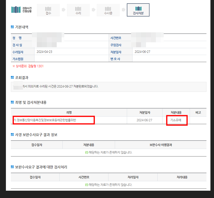 이혼소송 중 정보통신망법위반에 대한 기소유예를 이끌어낸 사례 이미지 1