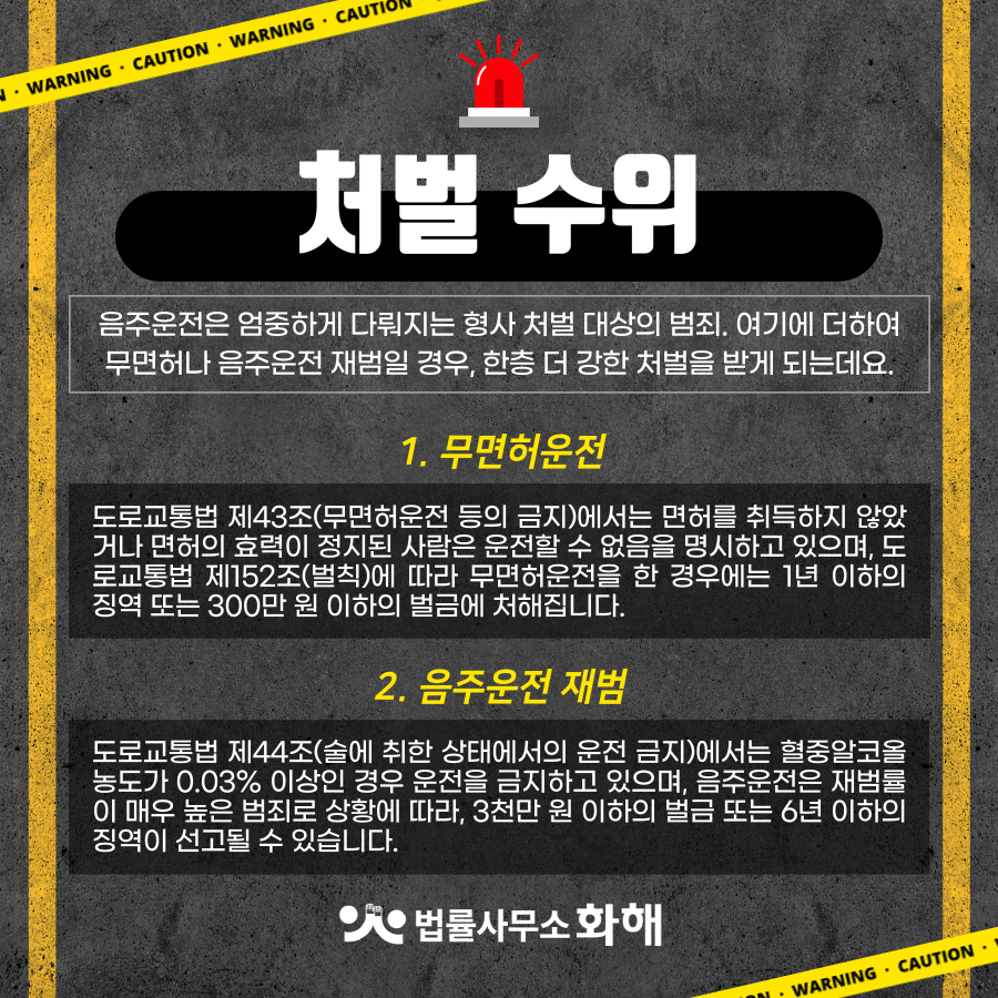 음주운전·무면허운전에 운전자 바꿔치기 하시면 정말 위험합니다! 이미지 3