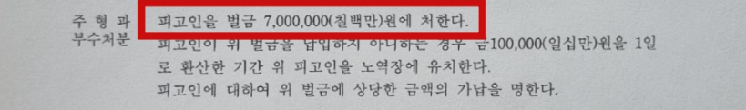 숙취운전 0.083% 실형 위기에 벌금 7백만원  방어성공사례 이미지 1