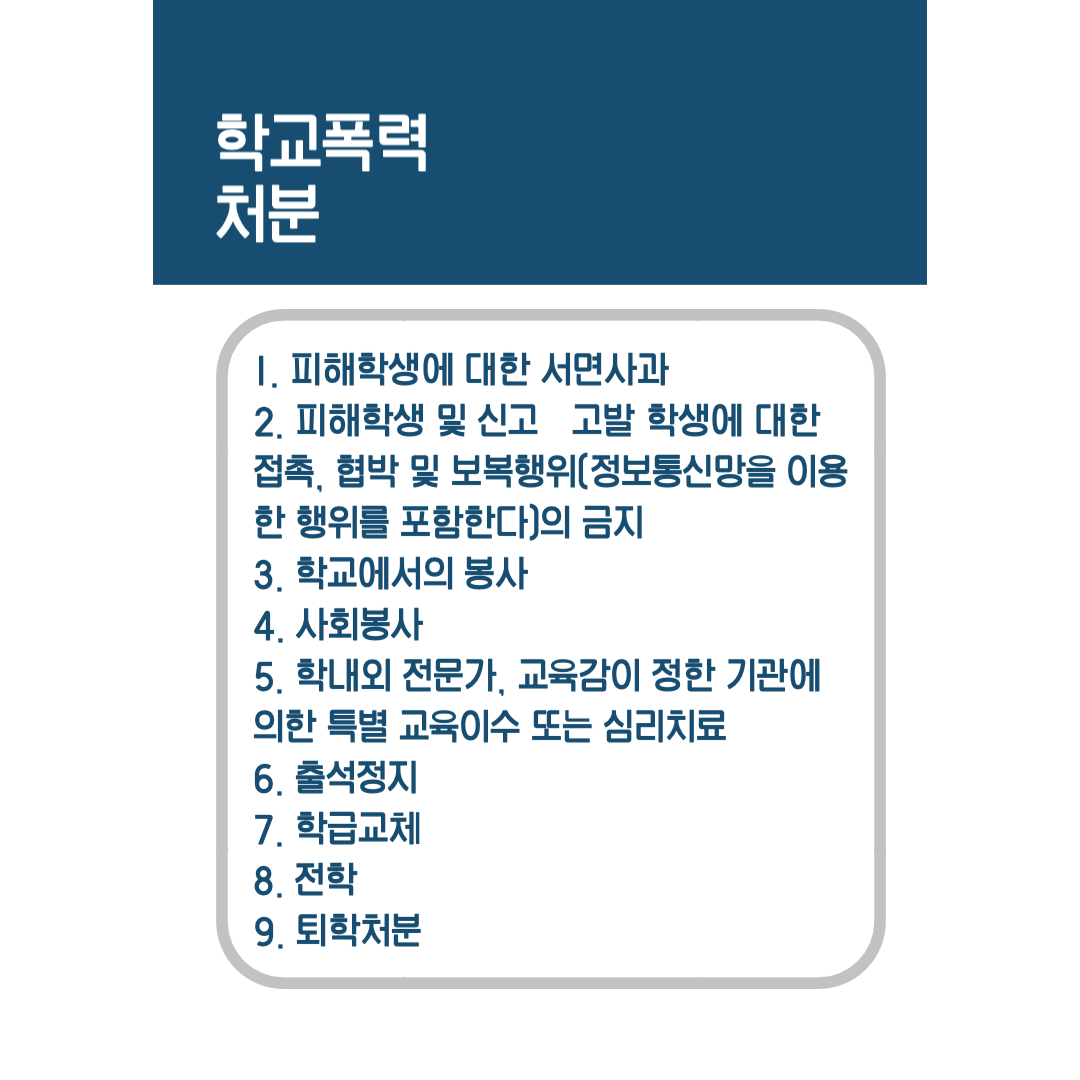 [학폭 징계 절차] 학폭위, 생기부 기록, 행정심판/소송 등 이미지 2