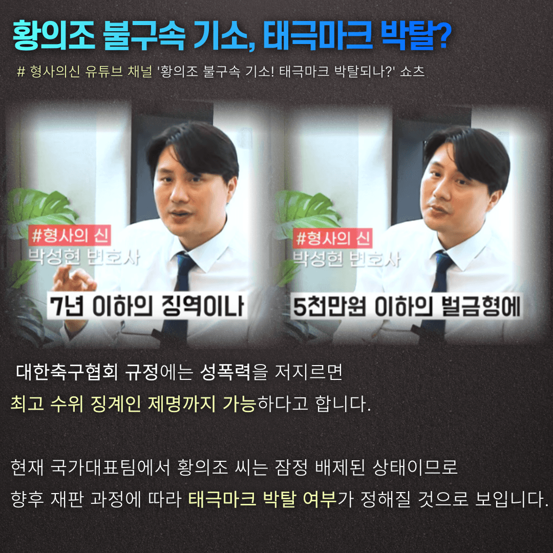 황의조 경찰 불기소, '카촬죄' 처벌은? 이미지 4