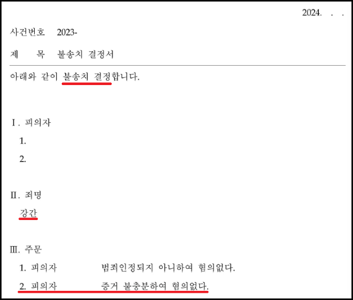 모텔 성폭행 혐의없음 성공사례 이미지 2